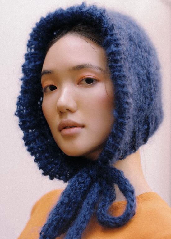 My First Bonnet - Silk Mohair Beginner Knit Kit