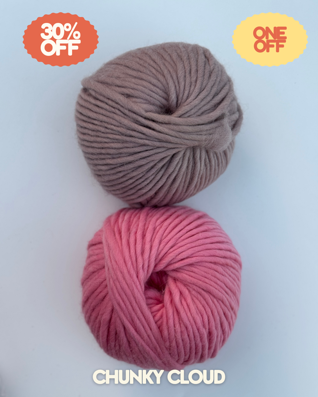 Chunky Cloud Merino Yarn – Assorted Colours 1 | Black Friday Sale (Copy)