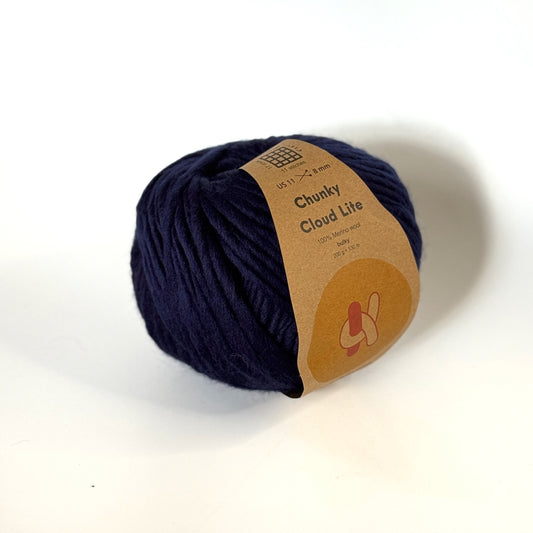 Chunky Cloud Lite - Navy | Chunky Merino Wool Yarn