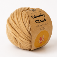 Chunky Cloud - Camel | Chunky Yarn | Super Bulky Merino Wool