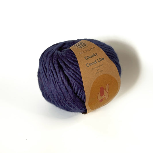 Chunky Cloud Lite - Navy | Chunky Merino Wool Yarn