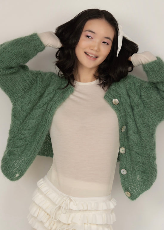 My First Cable Cardigan Knit Kit