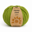 Chunky Cloud - Yellow Green | Chunky Merino Wool Yarn