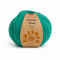 Chunky Cloud - Kelly Green | Chunky Yarn | Super Bulky Merino Wool