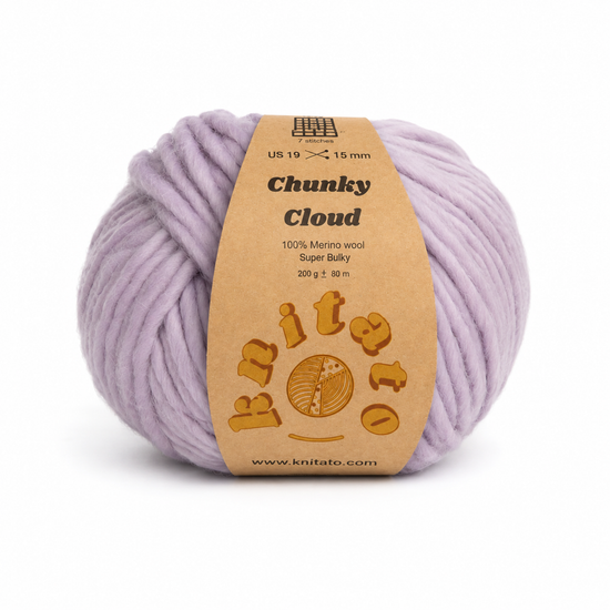 Chunky Cloud - Thistle Purple | Chunky Yarn | Super Bulky Merino Wool