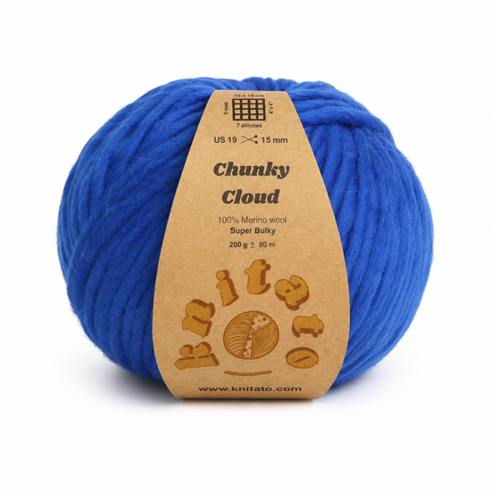 Chunky Cloud - Blueberry | Chunky Yarn | Super Bulky Merino Wool