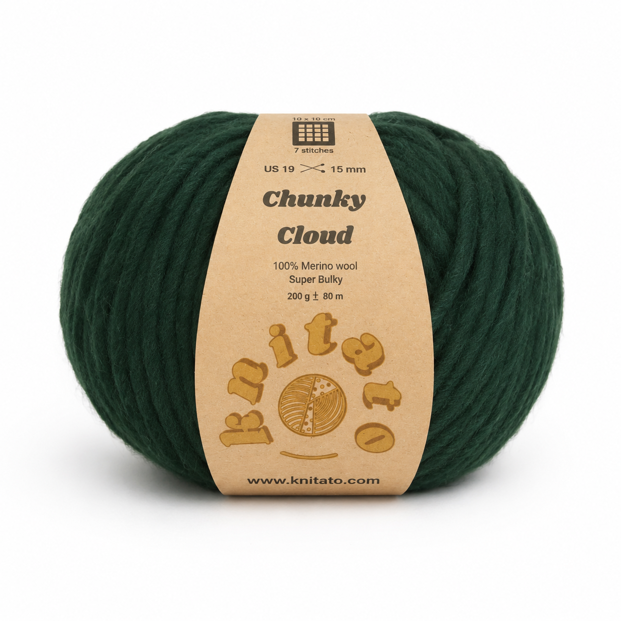 Chunky Cloud - Seaweed | Chunky Merino Wool