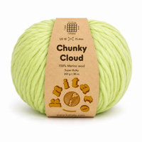 Chunky Cloud - Lime | Chunky Yarn | Super Bulky Merino Wool