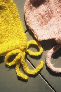 My First Bonnet - Silk Mohair Beginner Knit Kit