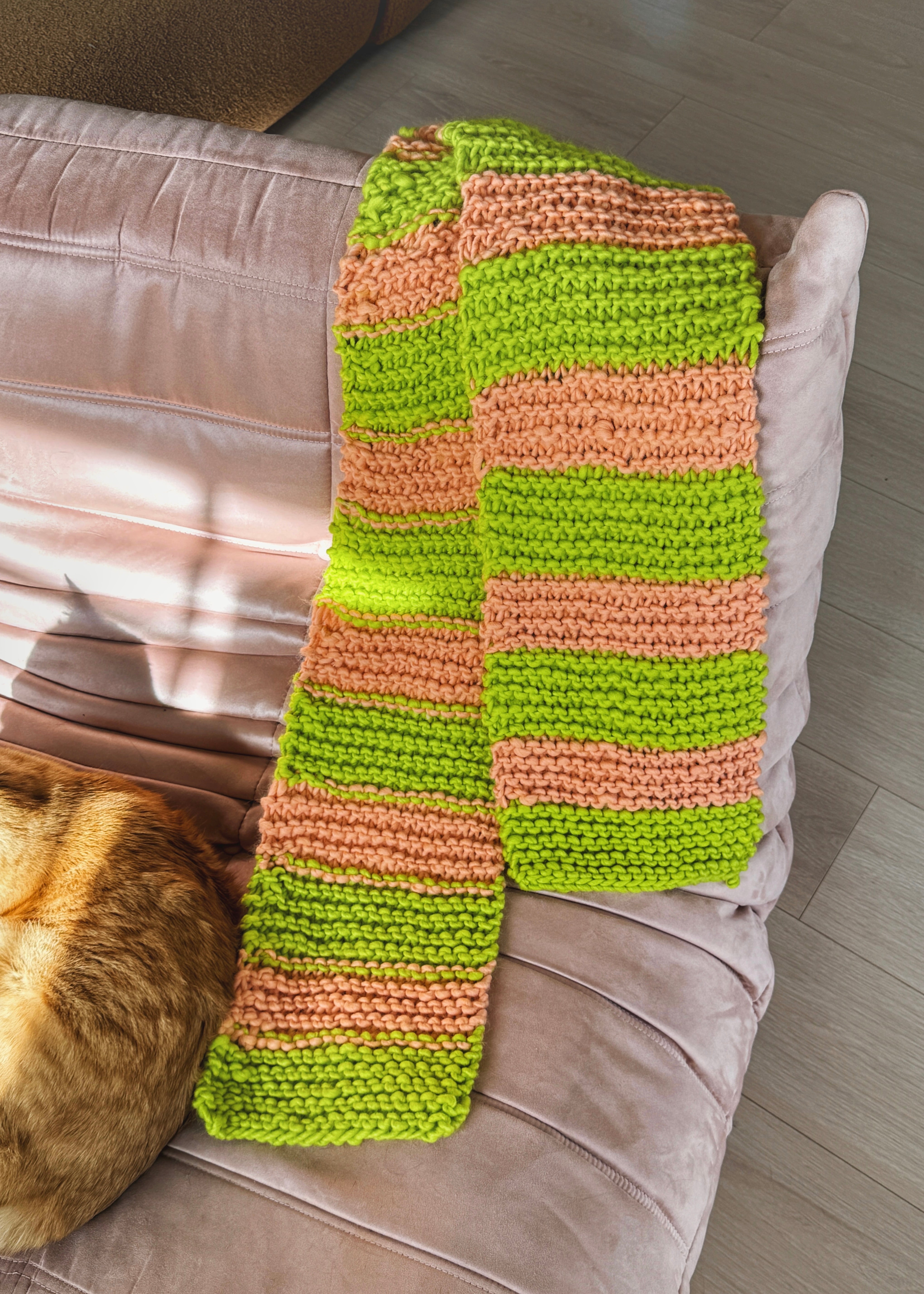 Very Easy Chunky Scarf Beginner Knit Kit
