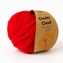 Chunky Cloud - True Red | Chunky Yarn | Super Bulky Merino Wool