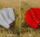 My First Cable Cardigan Knit Kit (Merino Wool Version)