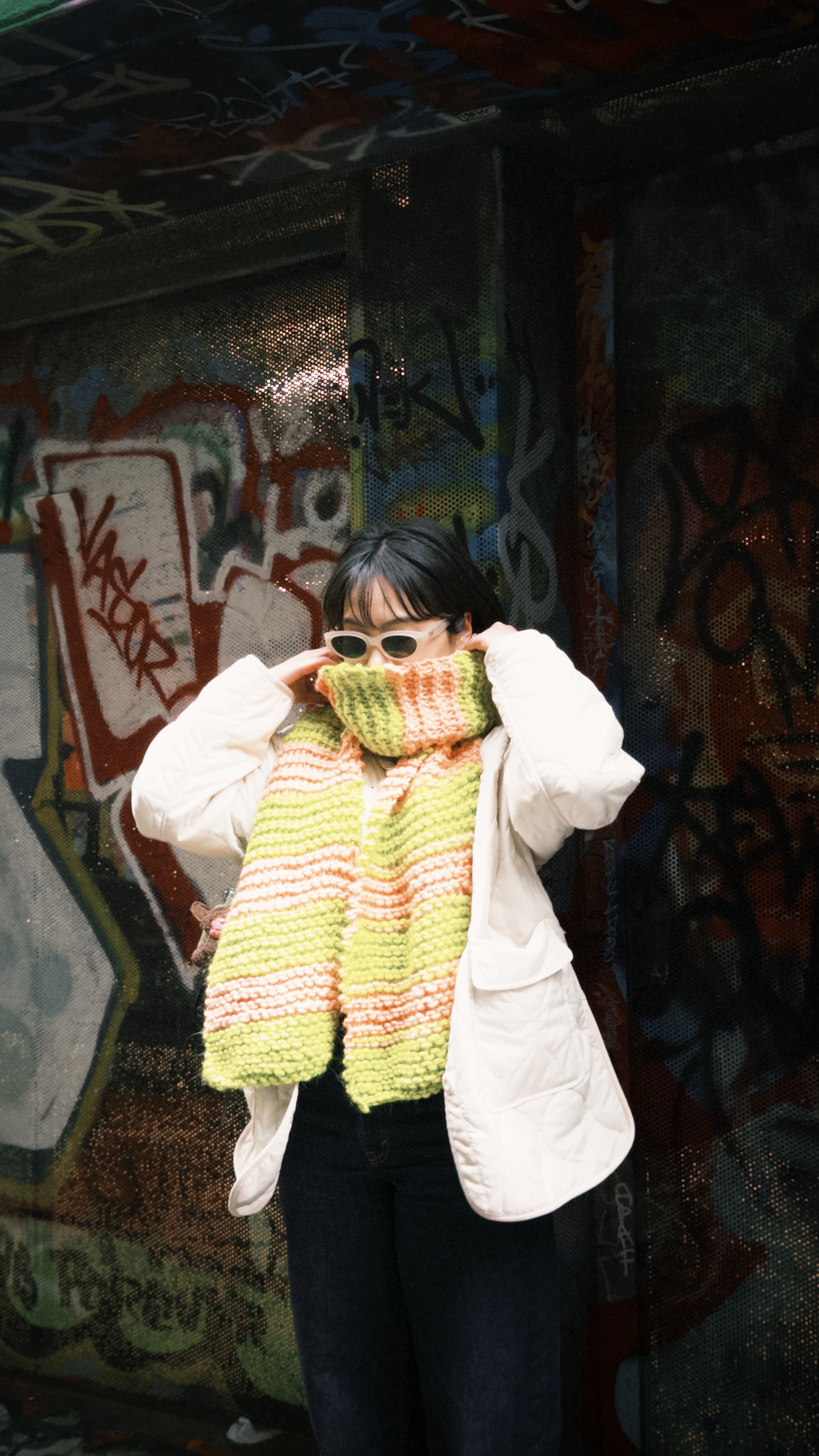 Very Easy Chunky Scarf Beginner Knit Kit