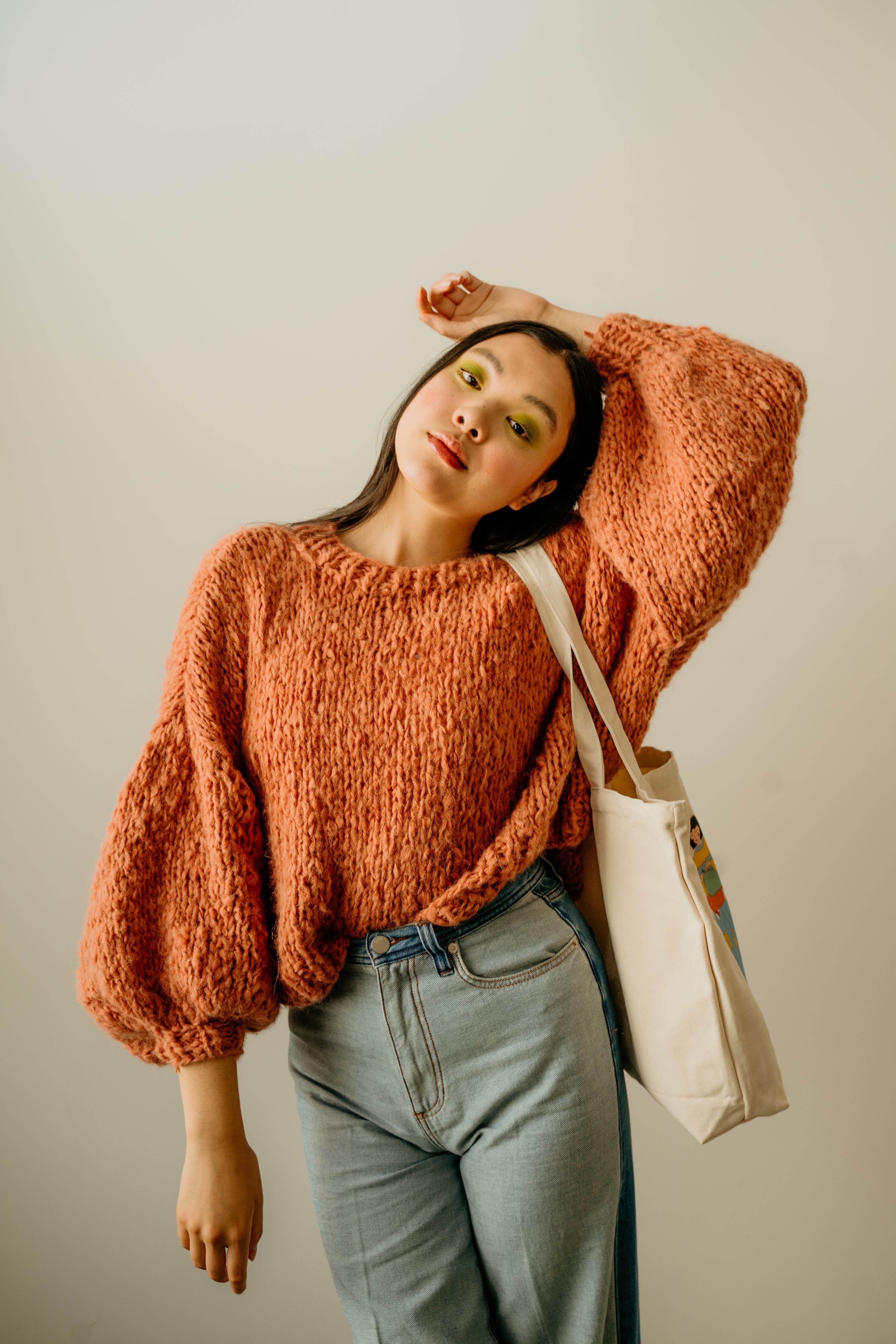 The Puff Sweater Beginner Knit Kit