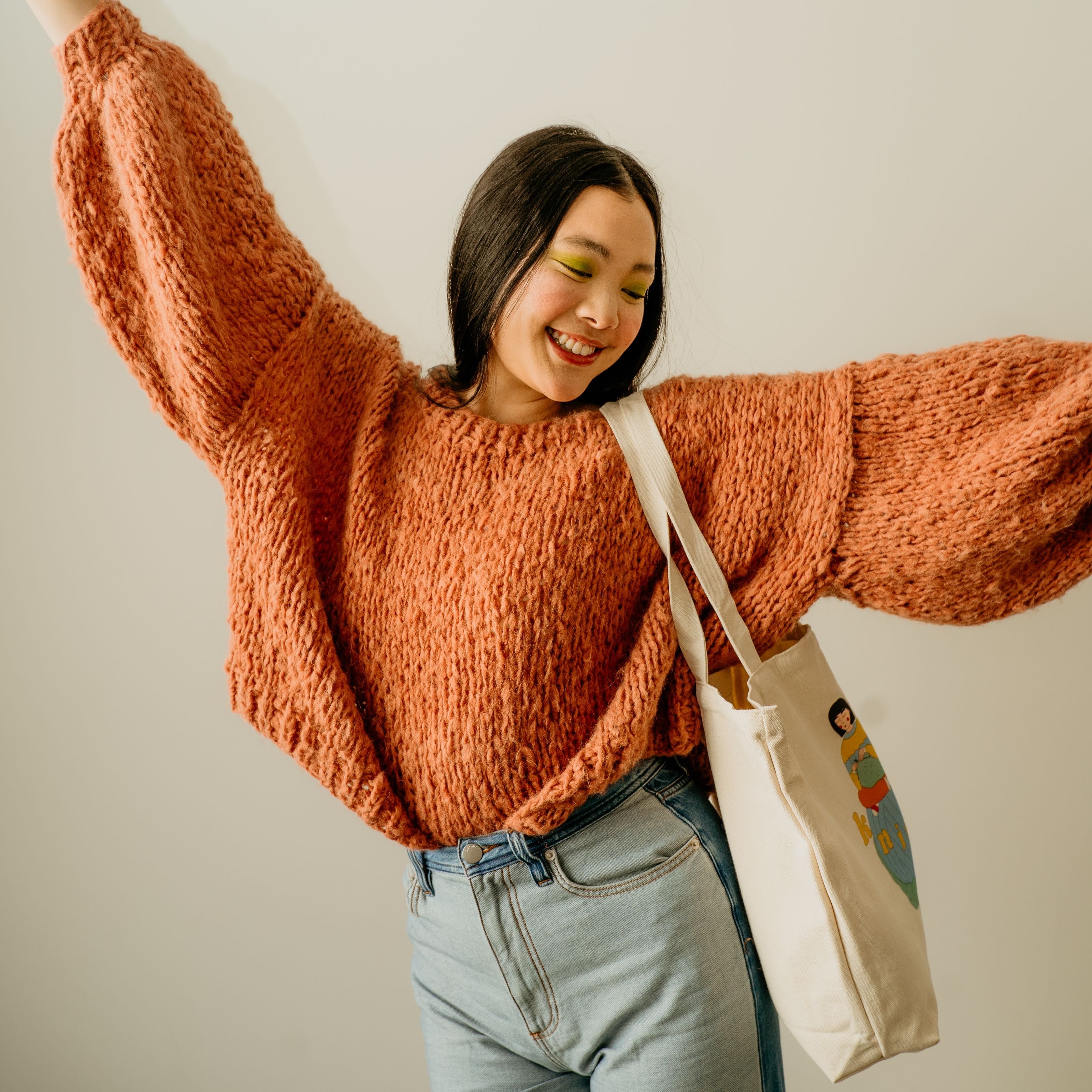 The Puff Sweater Beginner Knit Kit