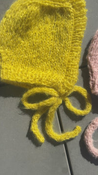 My First Bonnet - Silk Mohair Beginner Knit Kit