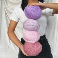 Chunky Cloud - Rose | Chunky Yarn | Super Bulky Merino Wool