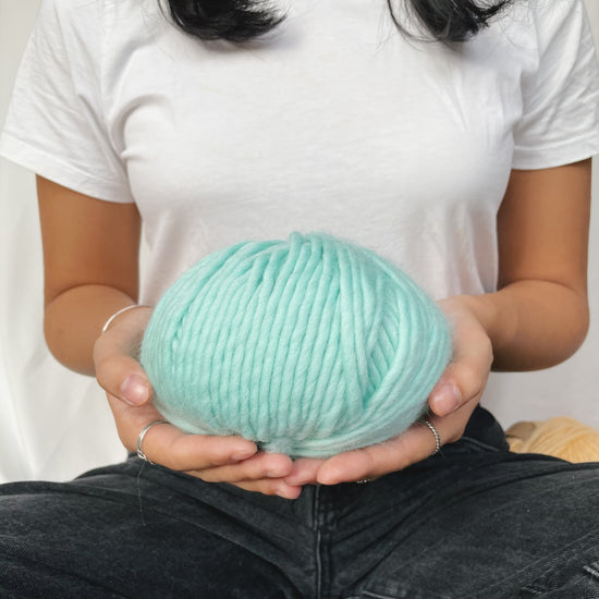 Chunky Cloud - Turquoise | Chunky Yarn | Super Bulky Merino Wool