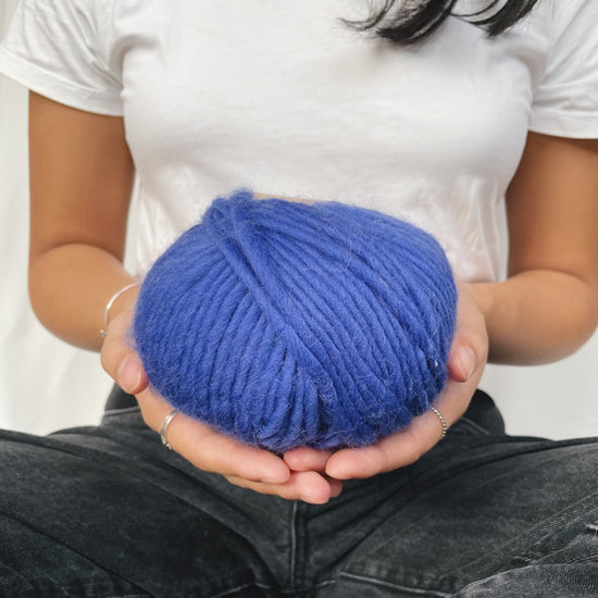 Chunky Cloud - Blueberry | Chunky Yarn | Super Bulky Merino Wool