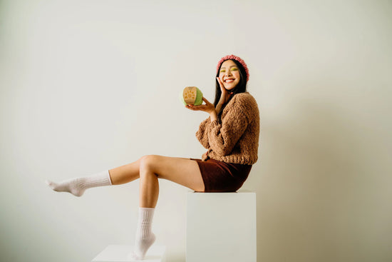 Candy Cardigan Beginner Knit Kit