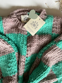 All Over Check Jumper Beginner Knit Kit