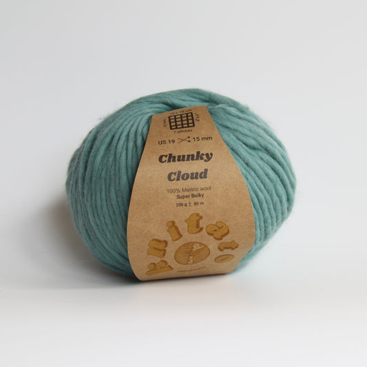 Chunky Cloud - Duck Egg Blue | Chunky Merino Wool