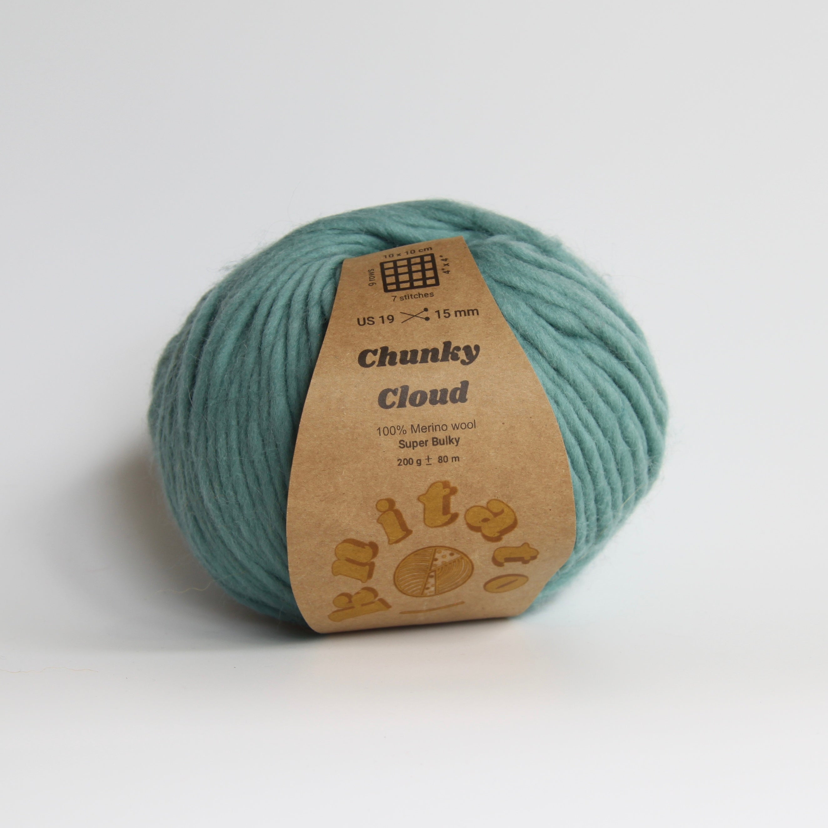 Chunky Cloud - Duck Egg Blue | Chunky Yarn | Super Bulky Merino Wool