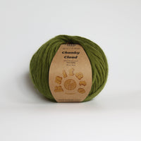 Chunky Cloud - Moss Green | Chunky Yarn | Super Bulky Merino Wool
