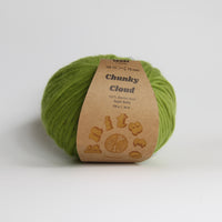 Chunky Cloud - Yellow Green | Chunky Merino Wool Yarn