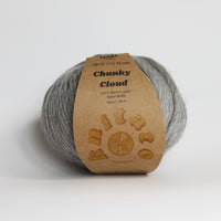 Chunky Cloud - Light Grey | Chunky Yarn | Super Bulky Merino Wool