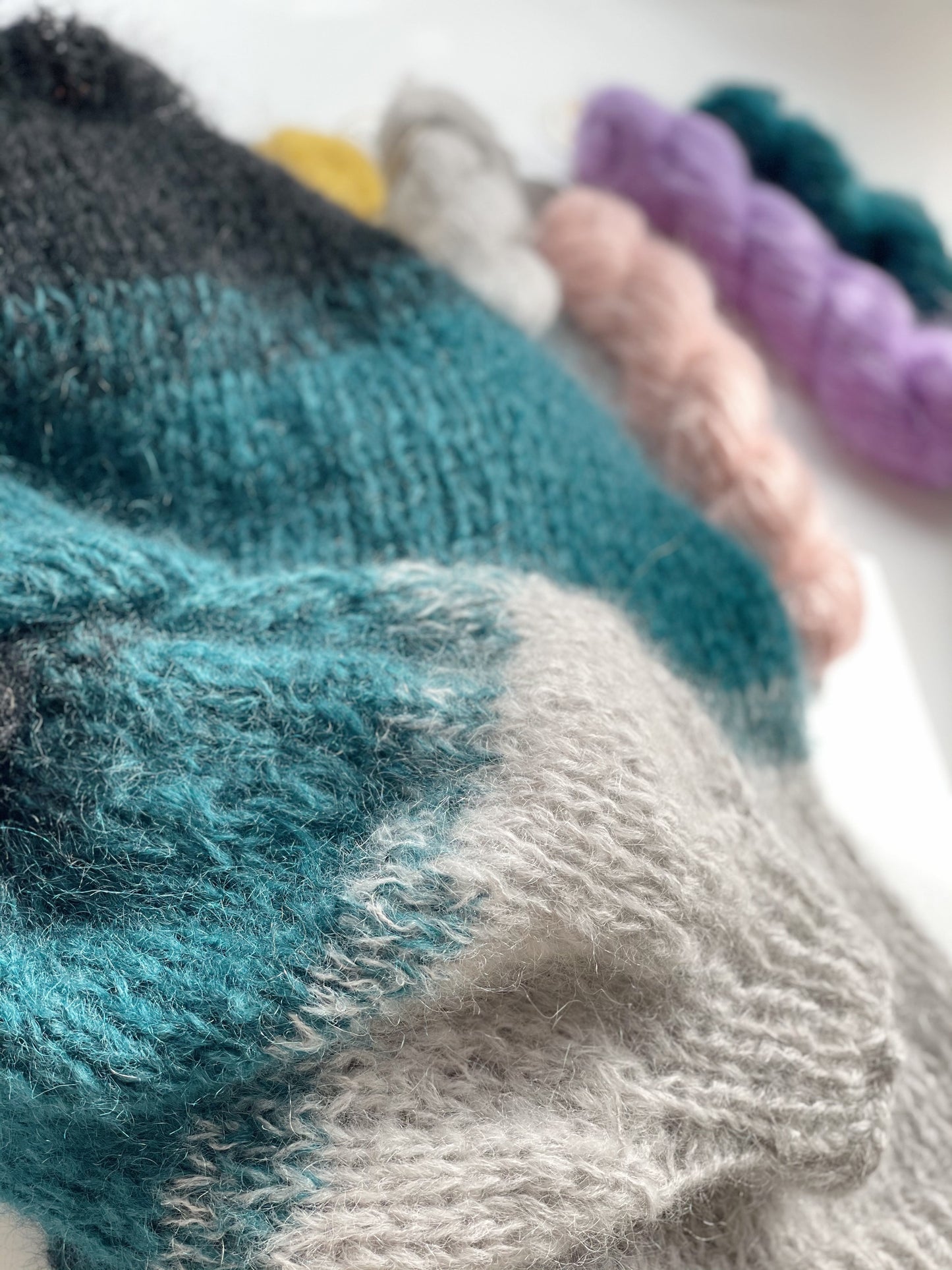 Mohair Cloud - Mustard (Hank)