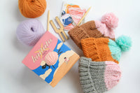 Knitato Beanie Box (Kit for 2 Beanies) Beginner Knit Kit
