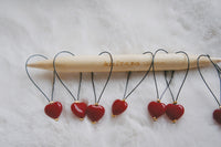 100% Handmade Stitch Markers - Heart/Smiley face/Star