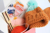 Knitato Beanie Box (Kit for 2 Beanies) Beginner Knit Kit
