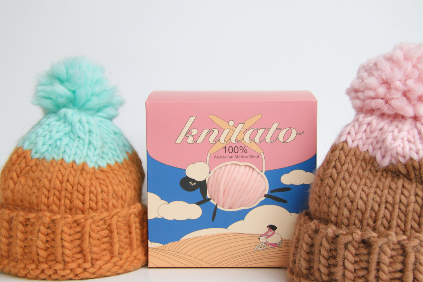 Knitato Beanie Box (Kit for 2 Beanies)