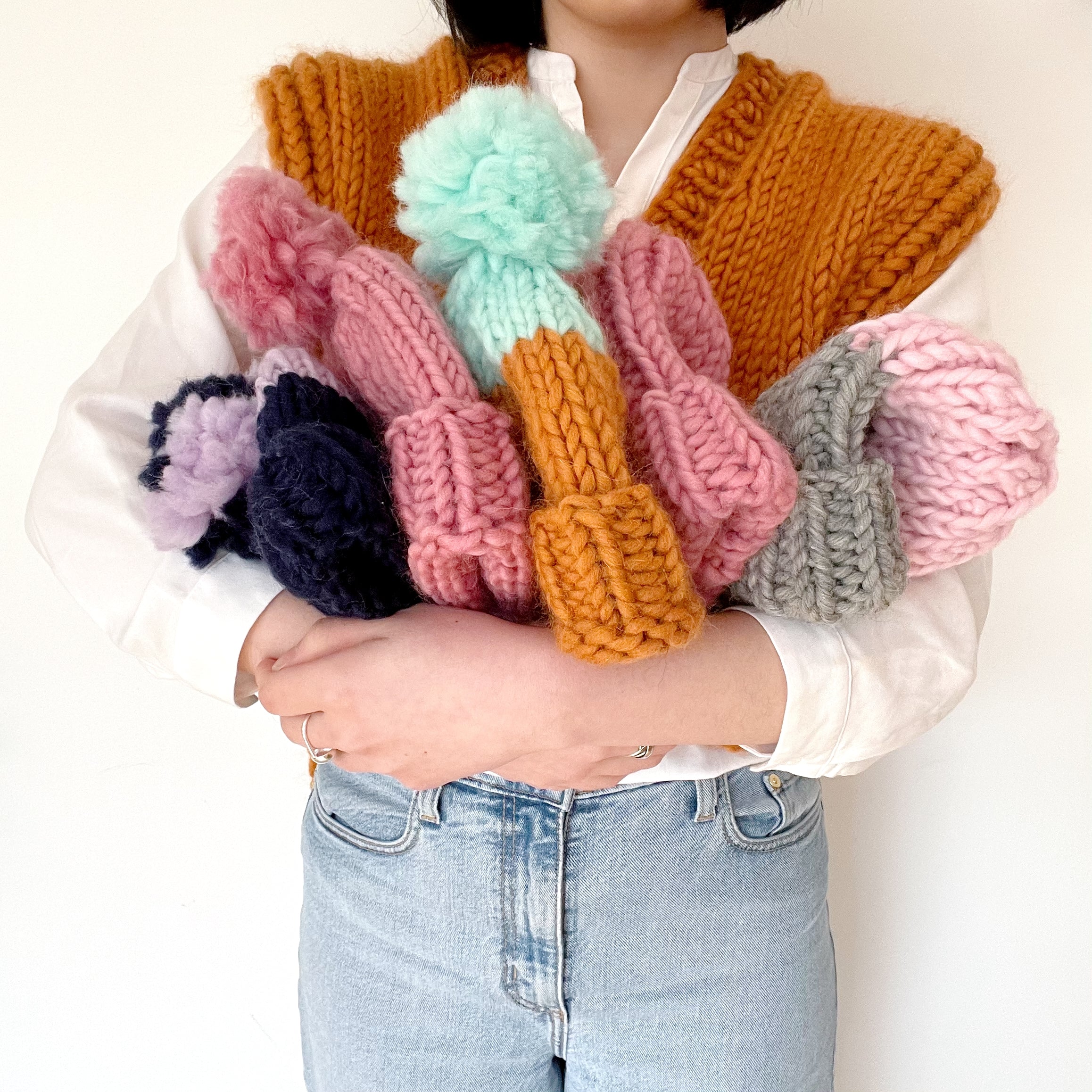 Knitato Beanie Box (Kit for 2 Beanies) Beginner Knit Kit