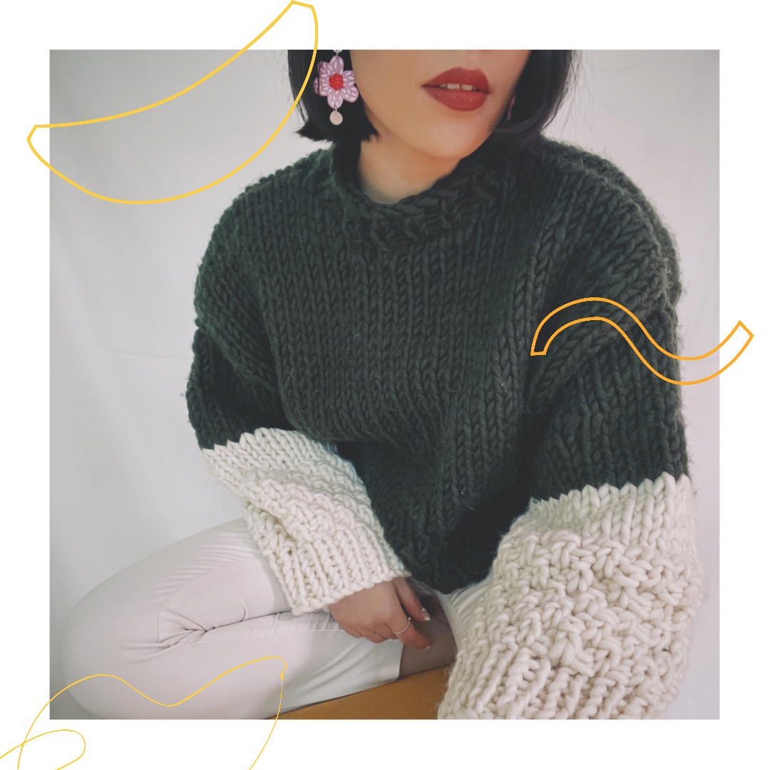 Hygge Sweater Beginner Knit Kit