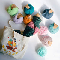 Wabi Sabi Cardigan Beginner Knit Kit