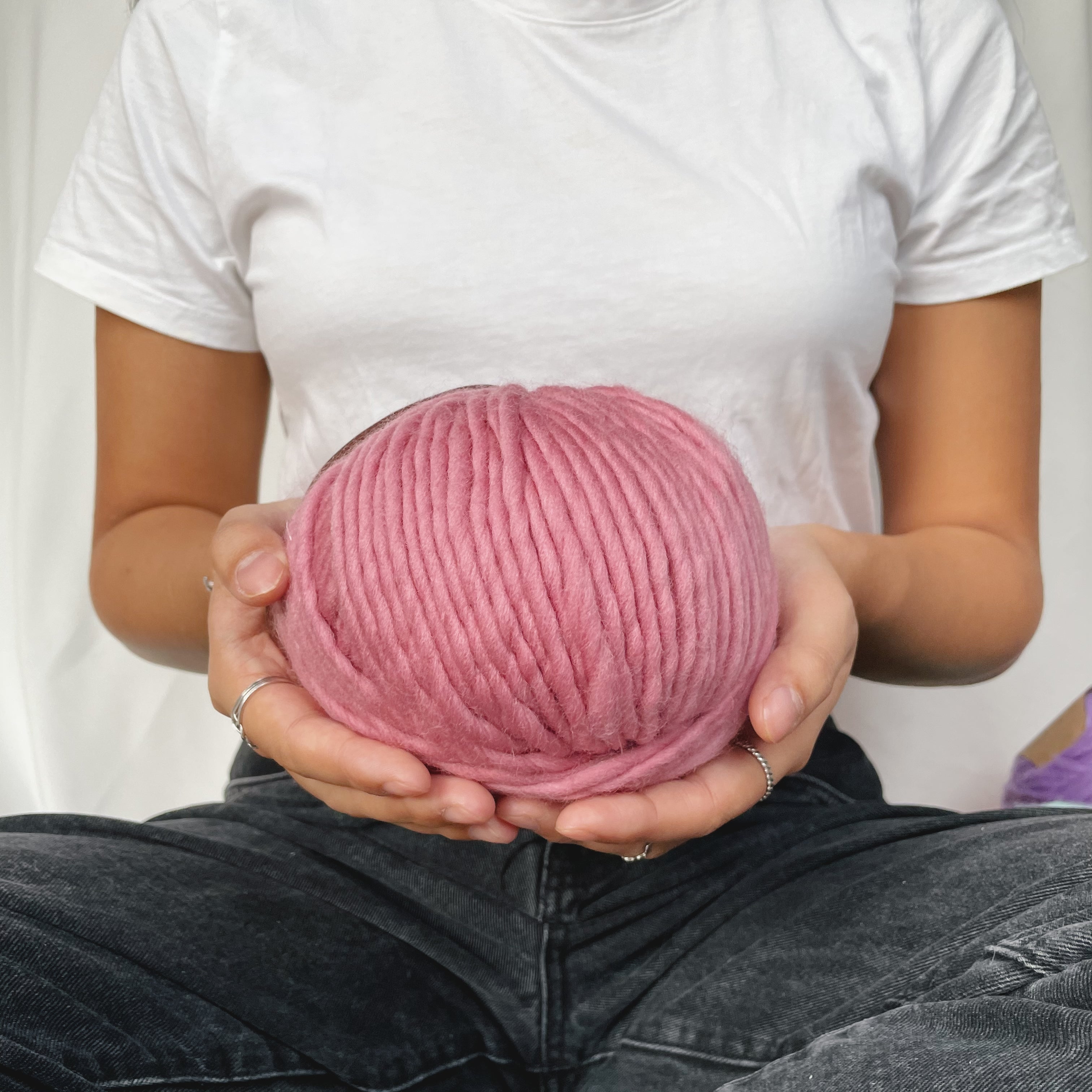 Chunky Cloud - Rose | Chunky Yarn | Super Bulky Merino Wool
