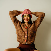 Candy Cardigan Beginner Knit Kit