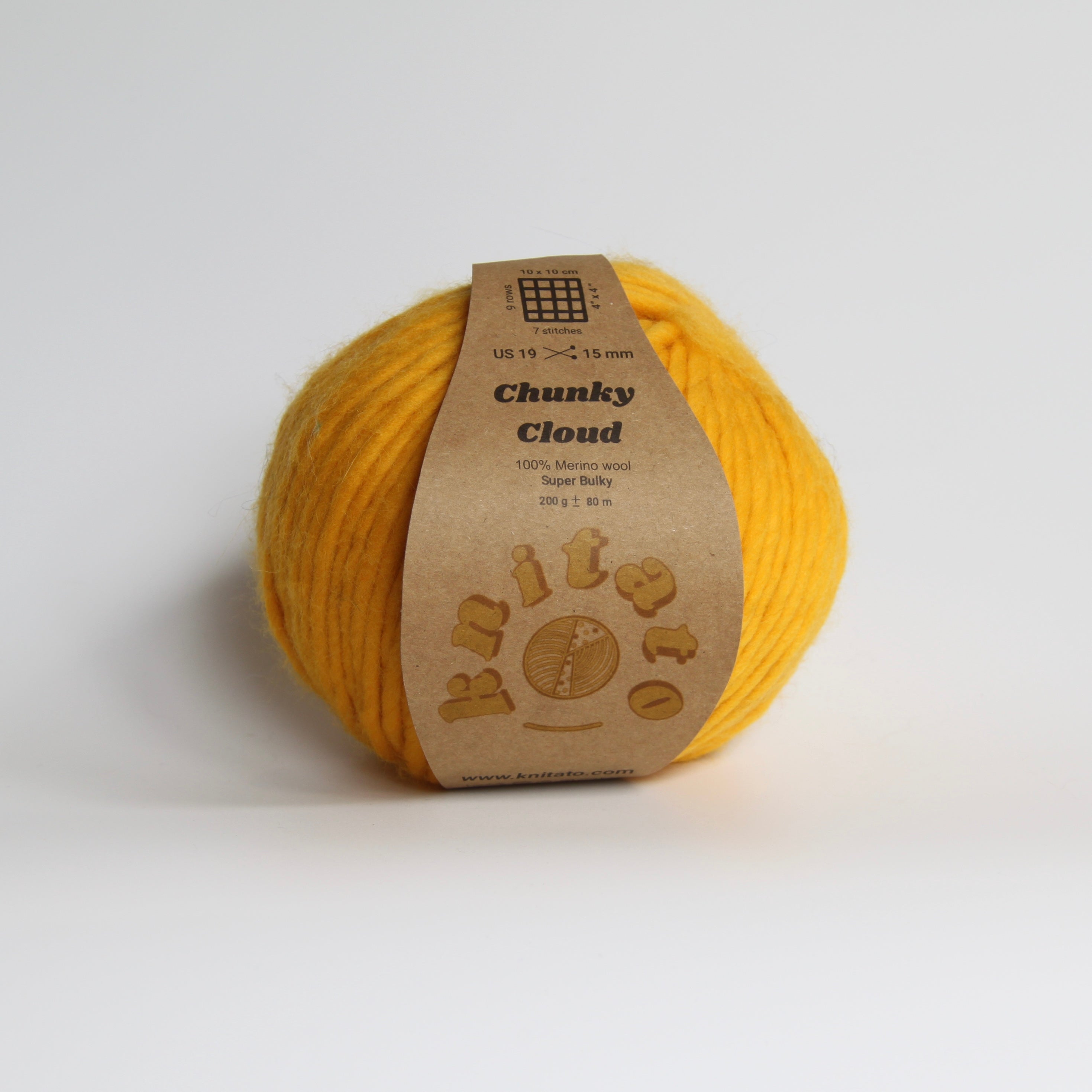 Chunky Cloud - Bumblebee | Chunky Yarn | Super Bulky Merino Wool