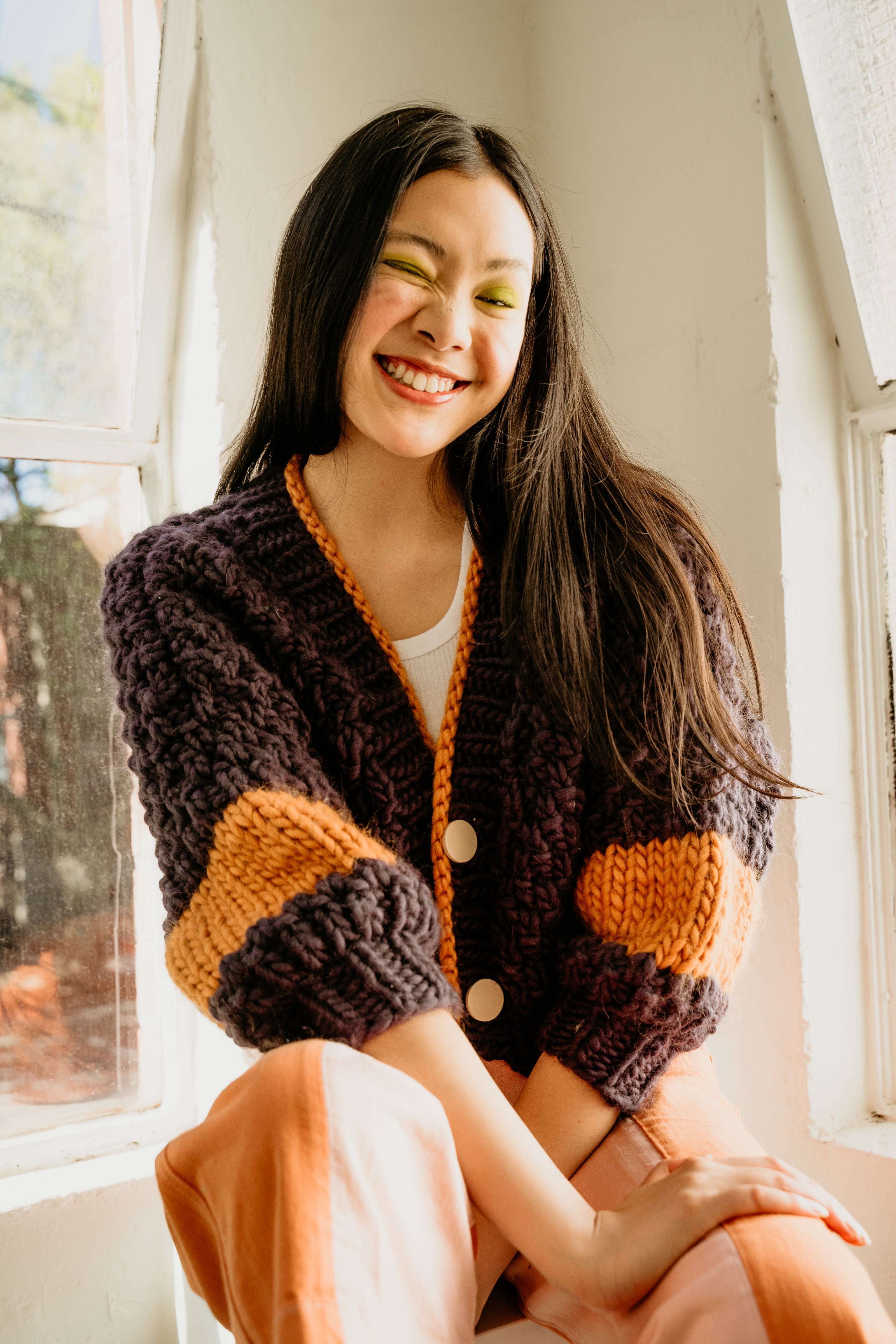 Wabi Sabi Cardigan Beginner Knit Kit