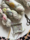 Bulky Merino Wool - Galaxy Grey | Hand Dyed Yarn