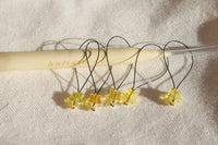 100% Handmade Stitch Markers - Heart/Smiley face/Star