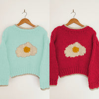 Fried Egg Sweater Beginner Knit Kit