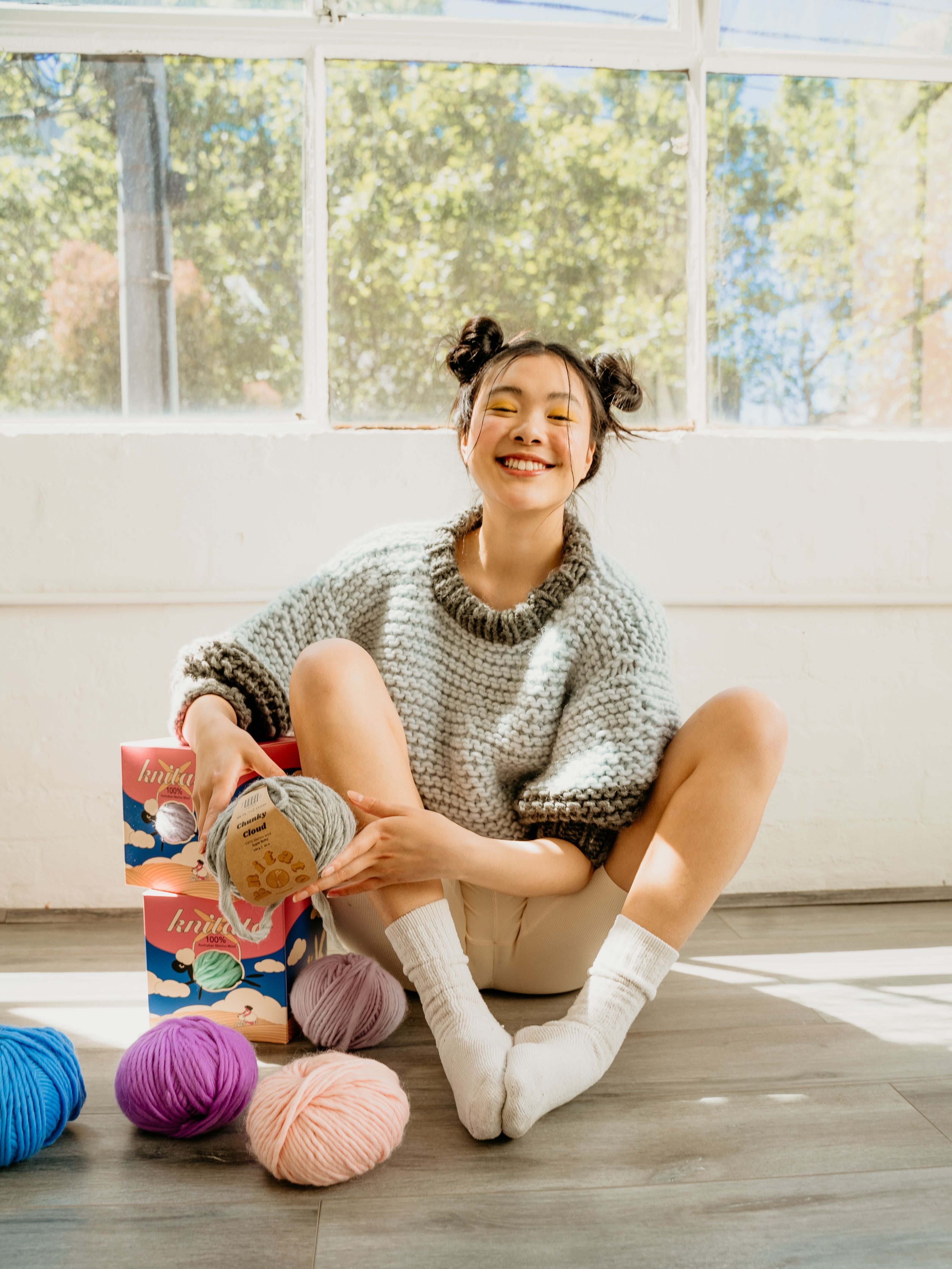 Fika Sweater Beginner Knit Kit