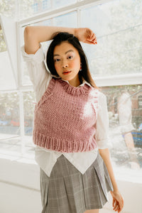 Classic Dad Vest Beginner Knit Kit