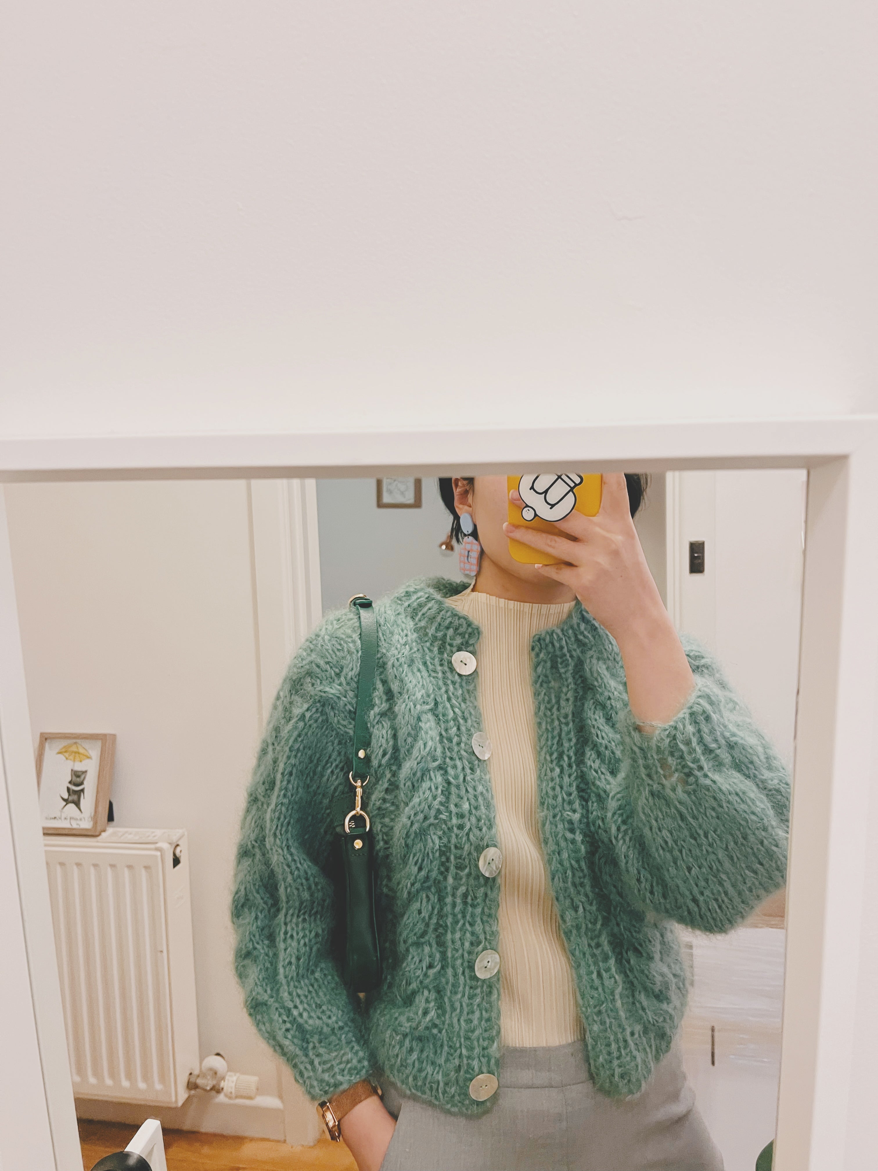 た*か様 T/C BASIC KNIT SHIRT CARDIGAN M チャコ た*か様 T/C BASIC KNIT SHIRT CARDIGAN M チャコ