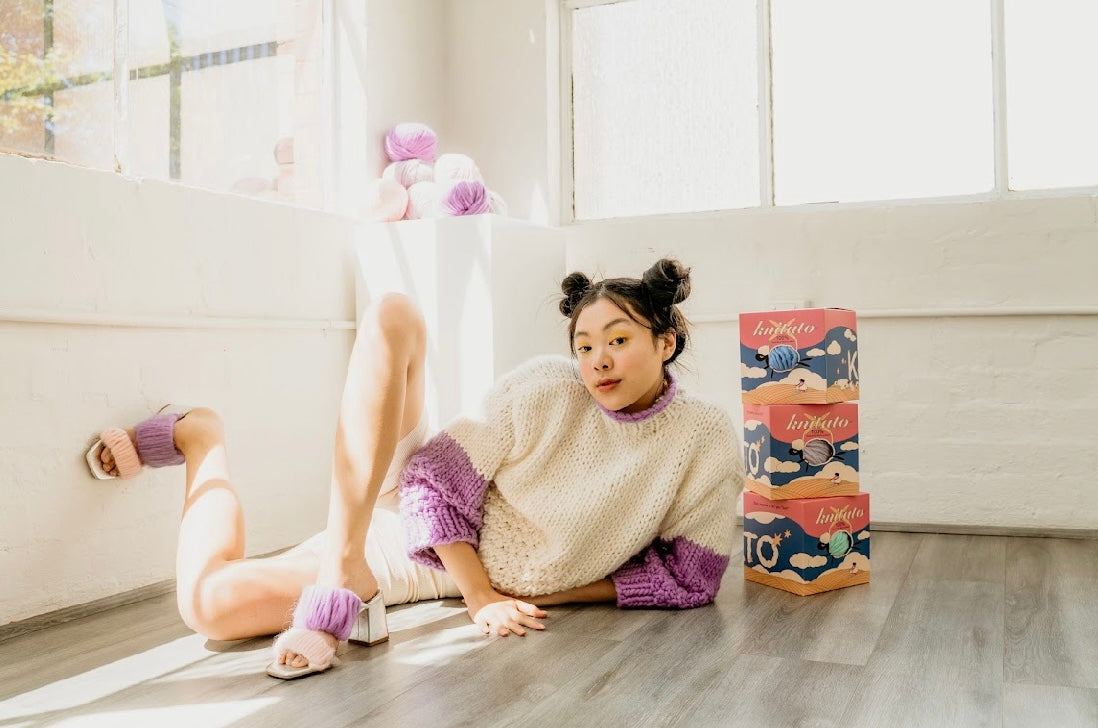 Hygge Sweater Beginner Knit Kit