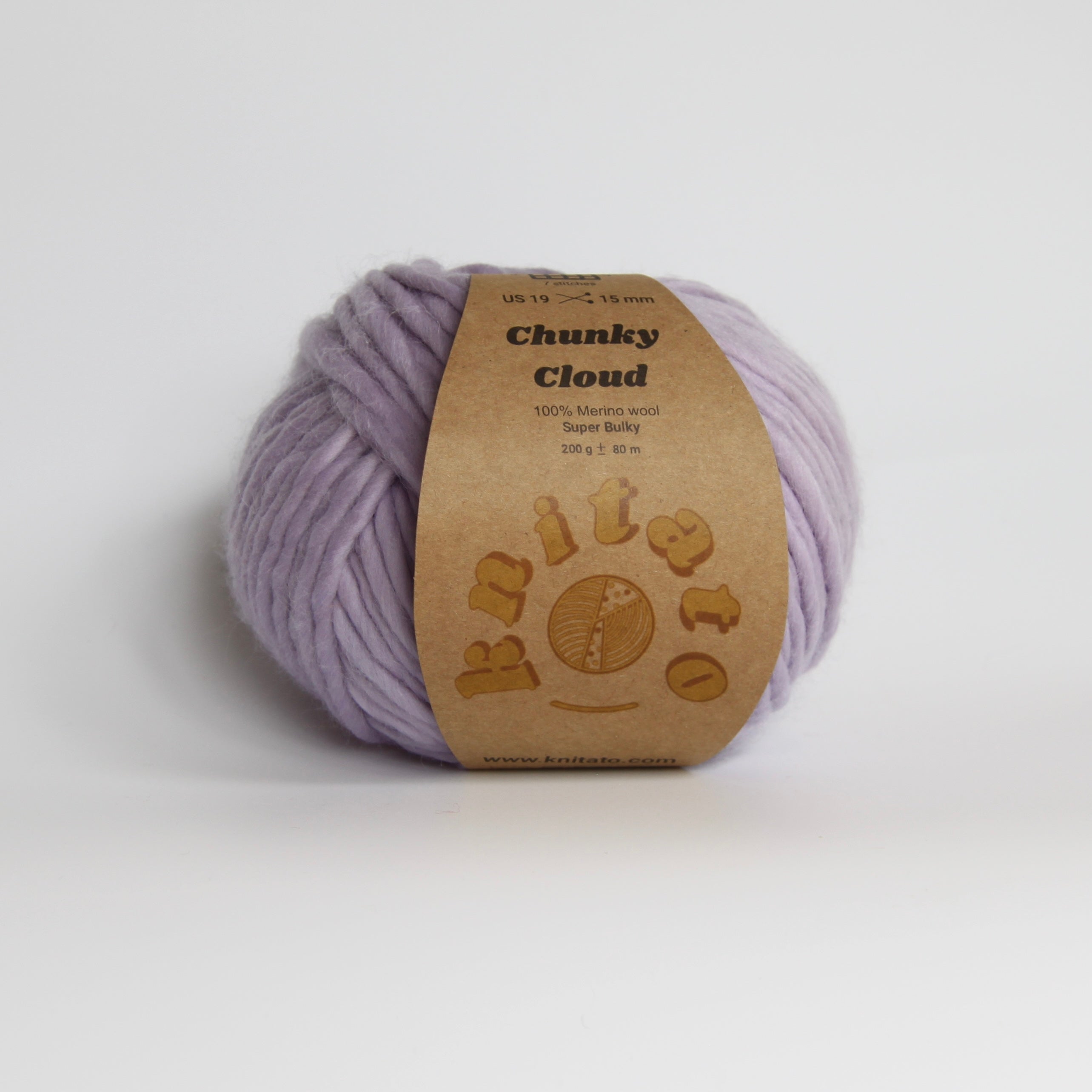 Chunky Cloud - Thistle Purple | Chunky Yarn | Super Bulky Merino Wool